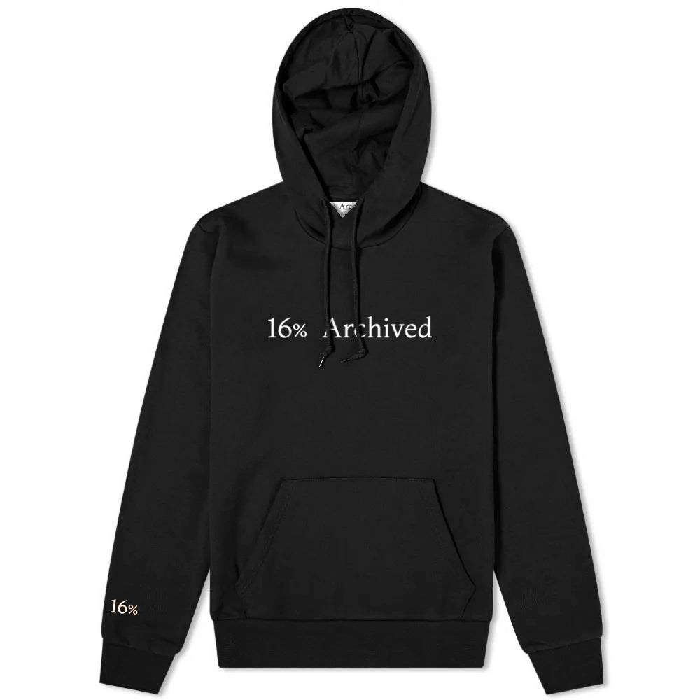 16% Archived Classic Logo Embroidered Hoody